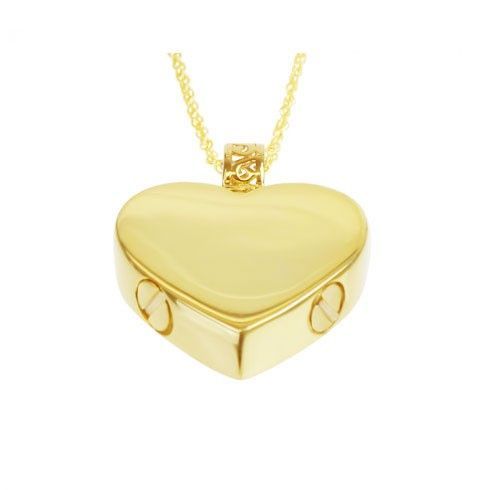 Impeccable Gold Steel Companion Heart