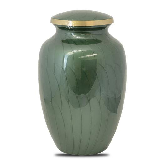 Timeless Forest Adult Brass Urn