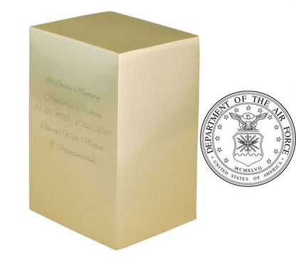 Classic Air Force Brass Urn   